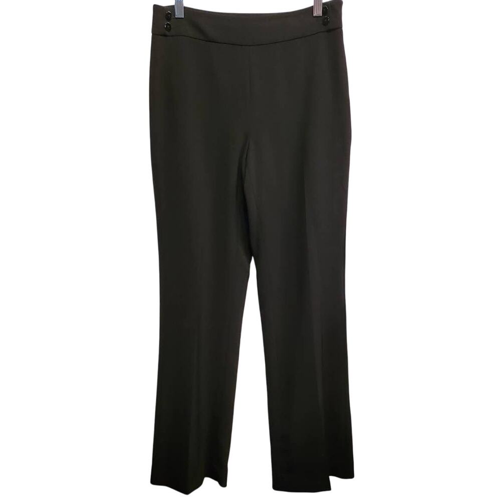 White House Black Market Wide Leg Pull On Slacks Trouser Pants Size 6 Reg